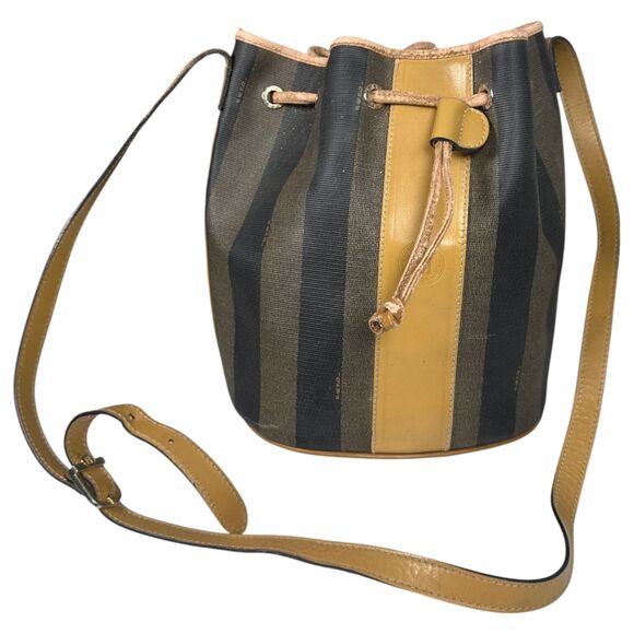 Fendi Vintage Pequin Mon Tresor Bucket Bag Drawstring – FLAWS PROJECT - Picture 1 of 12